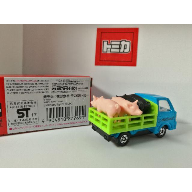 全新未拆絕版 tomica 多美 tomy 二星 no.4 會場車 TEM event suzuki 豬車 運搬 搬運車-細節圖5
