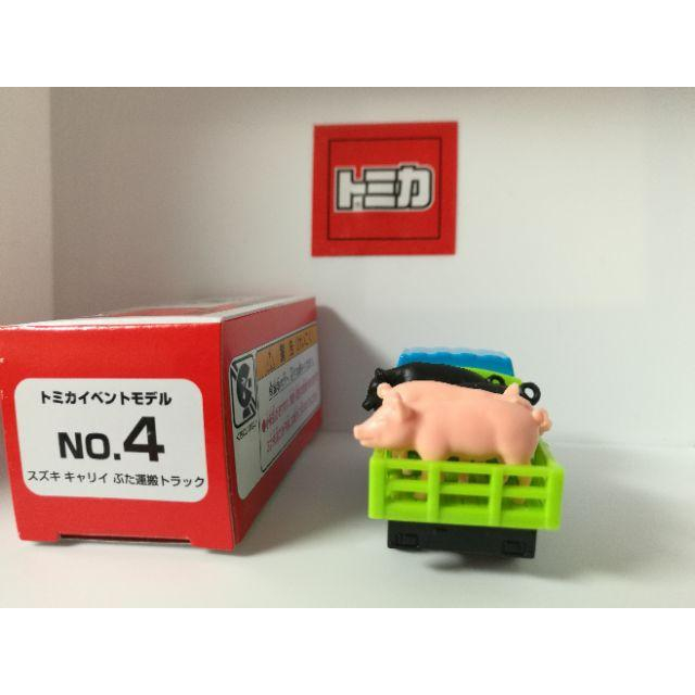 全新未拆絕版 tomica 多美 tomy 二星 no.4 會場車 TEM event suzuki 豬車 運搬 搬運車-細節圖6