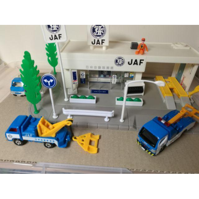 全新 Tomica 多美 tomy 絕版 舊藍標 77號 JAF 拖吊車 三菱 canter wrecker 拖車 吊車-細節圖5