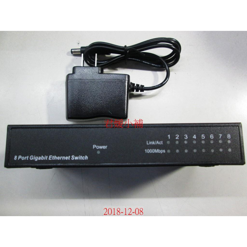 【君媛小鋪】企業級 集線器 8 Port 100/1000 Gigabit 8埠網路交換器 鐵殼 同TL-SG108-細節圖3