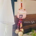Meow life 招財貓風鈴 陶瓷風鈴 門鈴 掛鈴 吊鈴 金屬鈴鐺 進門風鈴 汽車掛飾❲台灣現貨❳-規格圖7