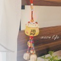 Meow life 招財貓風鈴 陶瓷風鈴 門鈴 掛鈴 吊鈴 金屬鈴鐺 進門風鈴 汽車掛飾❲台灣現貨❳-規格圖7