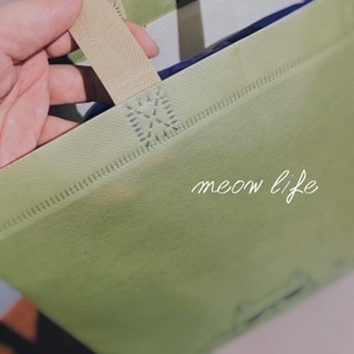 Meow life 不織布手提袋 無紡布手提袋 環保手提袋 購物袋 禮品袋 禮物袋 防潑水 [台灣現貨]-細節圖3