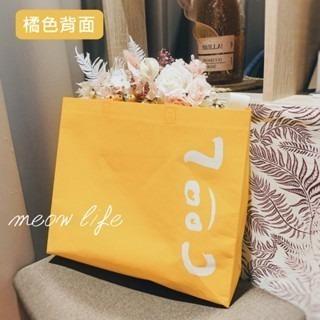 Meow life 不織布手提袋 無紡布手提袋 環保手提袋 購物袋 禮品袋 禮物袋 防潑水 [台灣現貨]-細節圖7