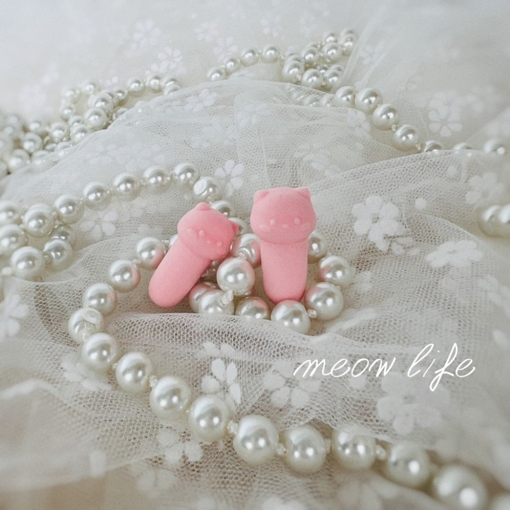 貓頭粉色(一副耳塞袋裝)