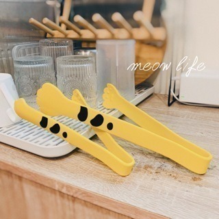 Meow life 貓掌 貓爪 食品級矽膠 一體成形 食物夾 冰塊夾 料裡夾 沙拉夾 麵包夾 夾子 [台灣現貨]-細節圖8