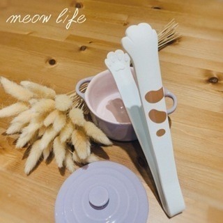 Meow life 貓掌 貓爪 食品級矽膠 一體成形 食物夾 冰塊夾 料裡夾 沙拉夾 麵包夾 夾子 [台灣現貨]-規格圖8