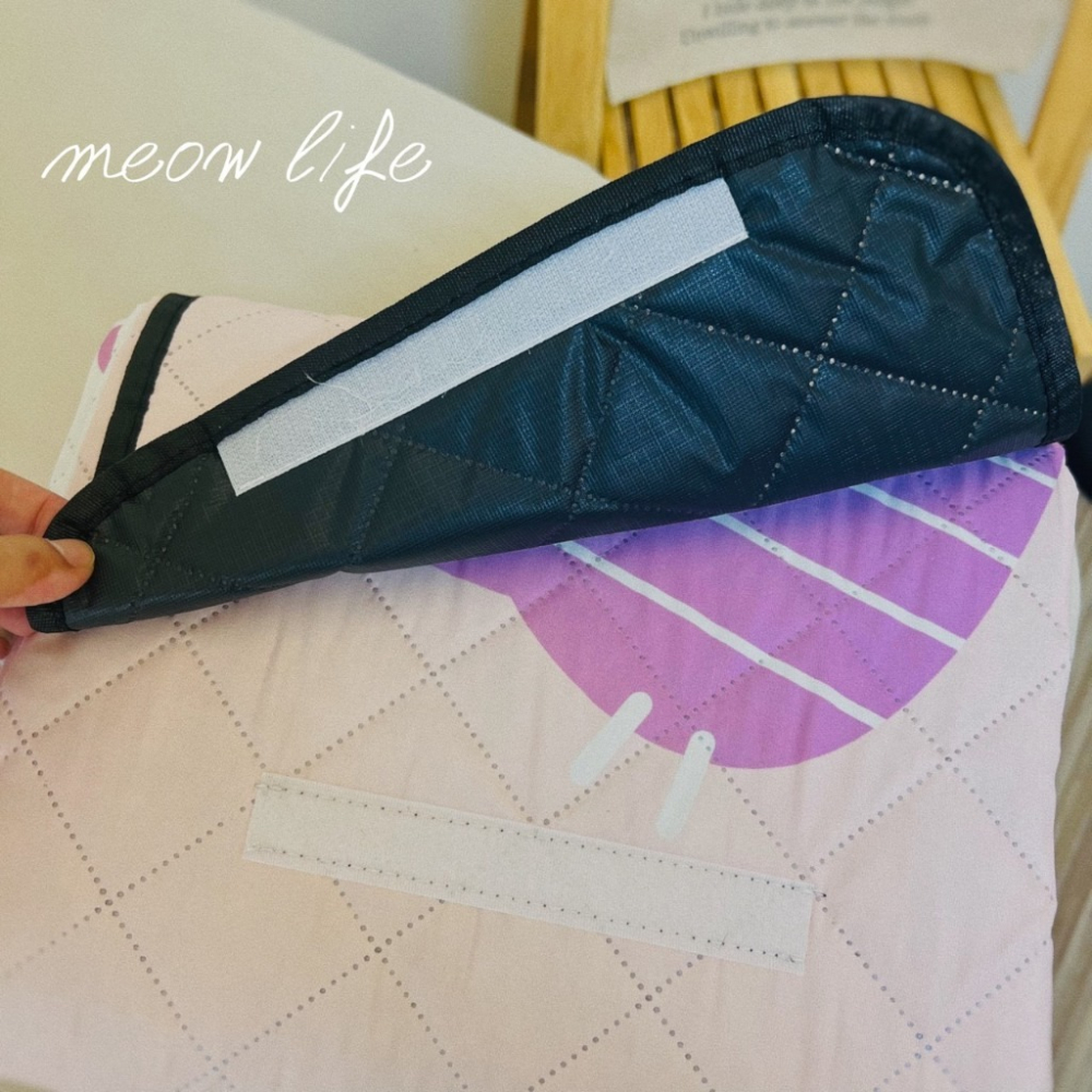 Meow life 貓咪 厚 野餐墊 150x200 加厚 防潮 防水 加大 輕便 便攜 耐髒 北歐風 [台灣現貨]-細節圖7