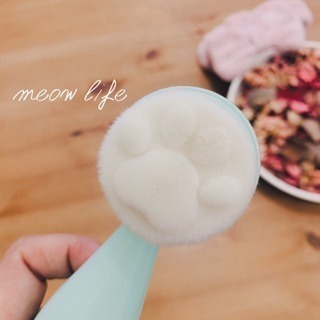 Meow life 貓爪洗臉刷 貓掌造型洗臉刷 矽膠洗臉刷 潔面刷 毛孔清潔 3D服貼 [台灣現貨]-細節圖5