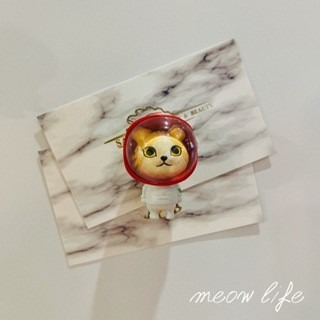 Meow life 太空貓 宇航員 喵星人 貓咪磁鐵 冰箱磁鐵 冰箱貼 貓咪造型磁鐵 立體磁鐵 [台灣現貨]-細節圖3