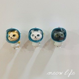 Meow life 太空貓 宇航員 喵星人 貓咪磁鐵 冰箱磁鐵 冰箱貼 貓咪造型磁鐵 立體磁鐵 [台灣現貨]-細節圖6