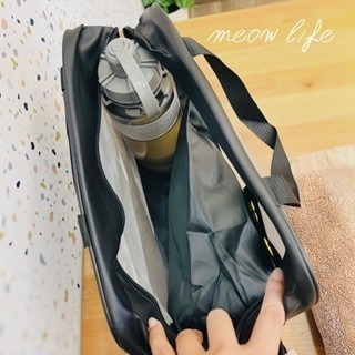 Meow life 黑貓 乾濕分離 可放鞋 漱洗包 游泳包 沙灘包 洗澡包 手提包 旅行收納包 運動包 [台灣現貨]-細節圖5