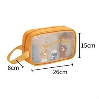 meow life 貓咪 乾濕分離 漱洗包 游泳包 沙灘包 洗澡包 手提包 旅行收納包 運動包 [台灣現貨]-規格圖4