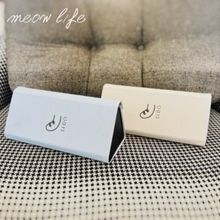 Meow life 貓咪 折疊眼鏡盒 立體眼鏡盒 三角眼鏡盒 眼鏡收納盒 墨鏡盒 眼鏡包 ins風 [台灣現貨]-細節圖5