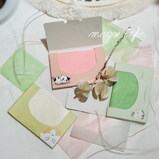 Meow life 貓咪 香氛 吸油面紙 (100入) [台灣現貨]-細節圖2