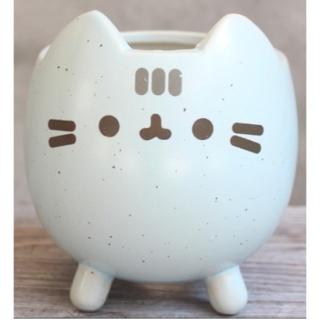 Meow life 貓咪 多肉植物 花盆 花器 粗陶瓷 盆栽 [台灣現貨]-規格圖9