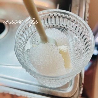 Meow life 低調貓耳 刷子海綿二合一杯刷 長柄杯刷 立體杯刷 雙紋路 [台灣現貨]-細節圖4