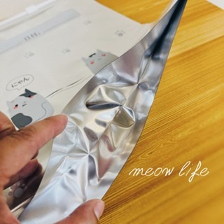 Meow life 貓咪 鋁銀箔密封袋 食物保鮮袋 立體袋 立體大空間 多款尺寸 [台灣現貨]-細節圖5