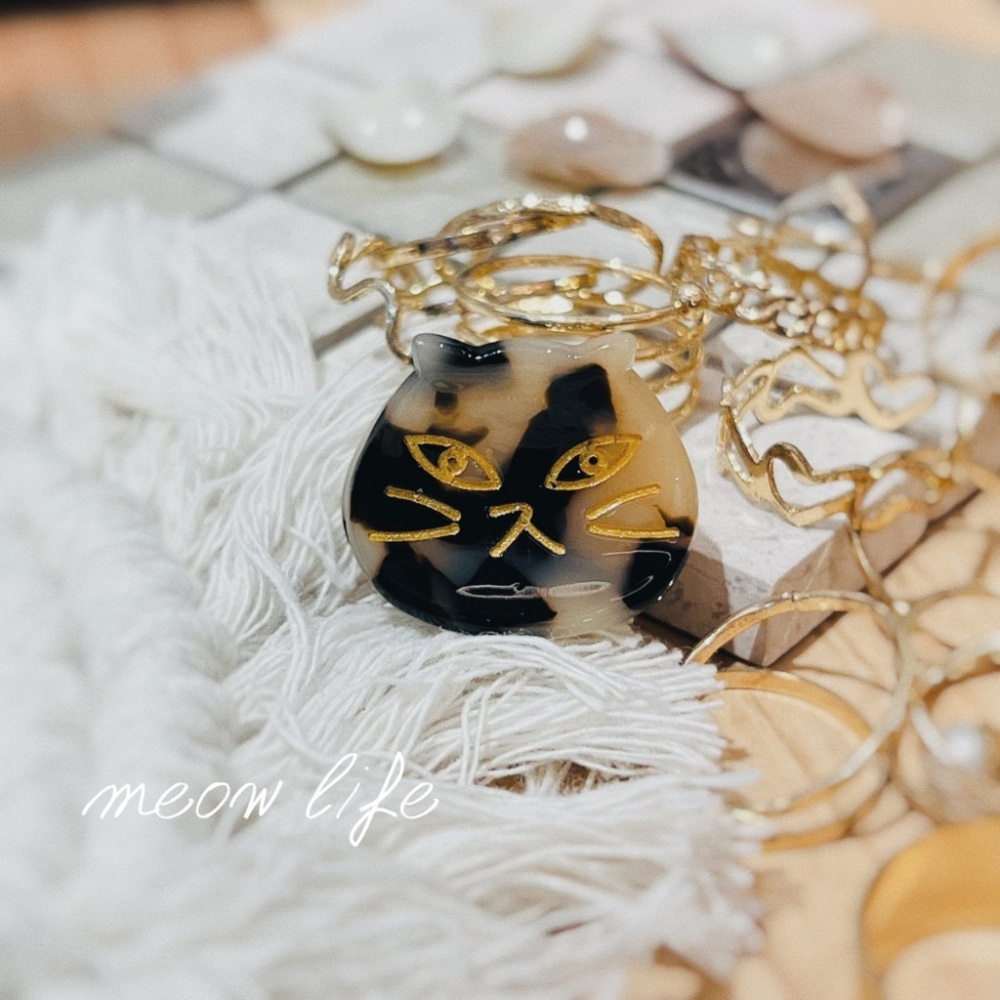 Meow life 貓頭 貓咪 抓夾 髮夾 邊夾 髮飾 迷你夾 小髮夾 小抓夾 日式 [台灣現貨]-細節圖8