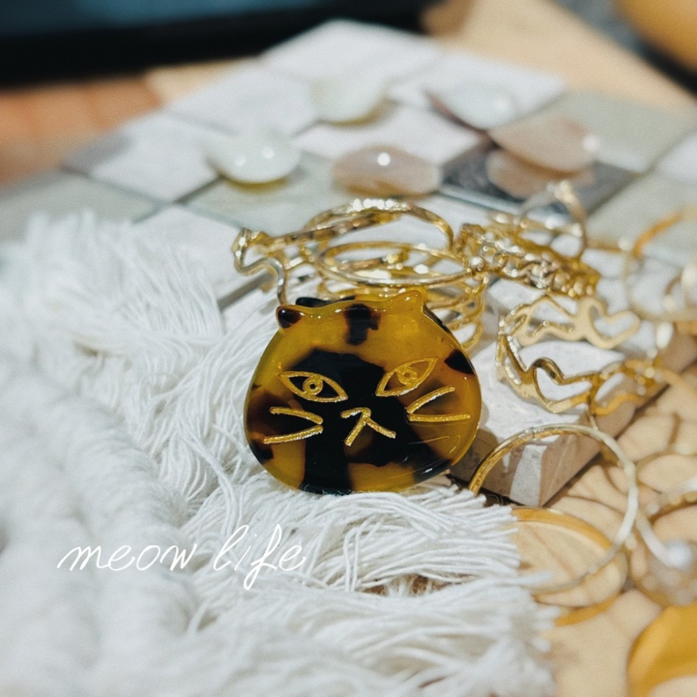 Meow life 貓頭 貓咪 抓夾 髮夾 邊夾 髮飾 迷你夾 小髮夾 小抓夾 日式 [台灣現貨]-細節圖9