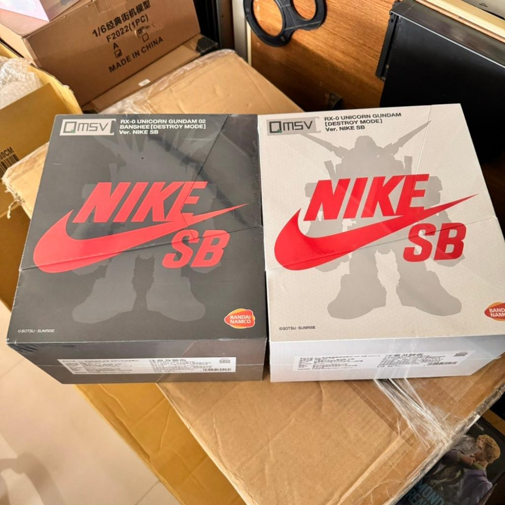 【Top1玩具店】現貨 鋼彈 x Nike SB QMSV 獨角獸鋼彈 報喪女妖 毀滅模式-細節圖9