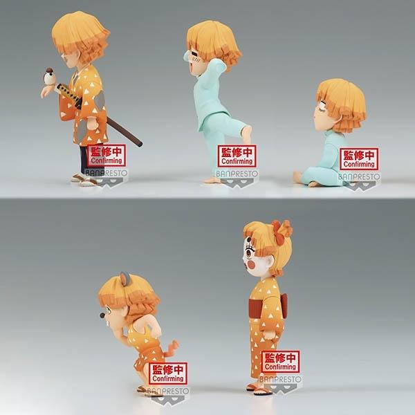 【Top1玩具店】現貨 BANPRESTO 景品 鬼滅之刃 WCF 我妻善逸 collection 一組5款-細節圖4