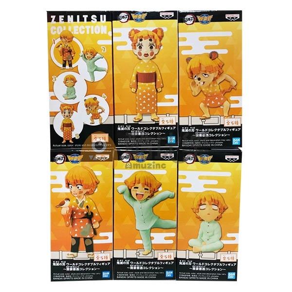 【Top1玩具店】現貨 BANPRESTO 景品 鬼滅之刃 WCF 我妻善逸 collection 一組5款-細節圖7