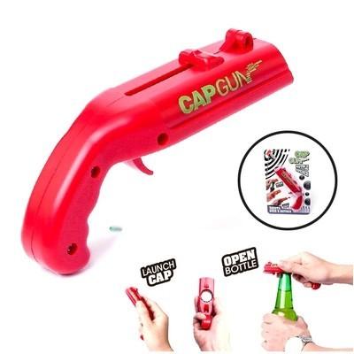 【Top1玩具店】現貨 CAP GUN 手槍彈射開瓶器 啤酒發射啟瓶器 搞怪 美系-細節圖2