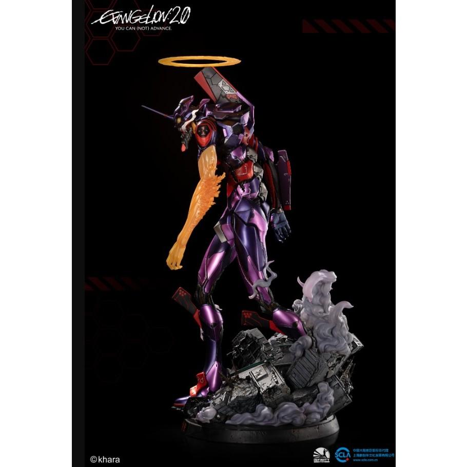 【Top1玩具店】現貨 開天工作室 Infinity Studio《福音戰士新劇場版：破》初號機覺醒 全身雕像 82公分-細節圖2