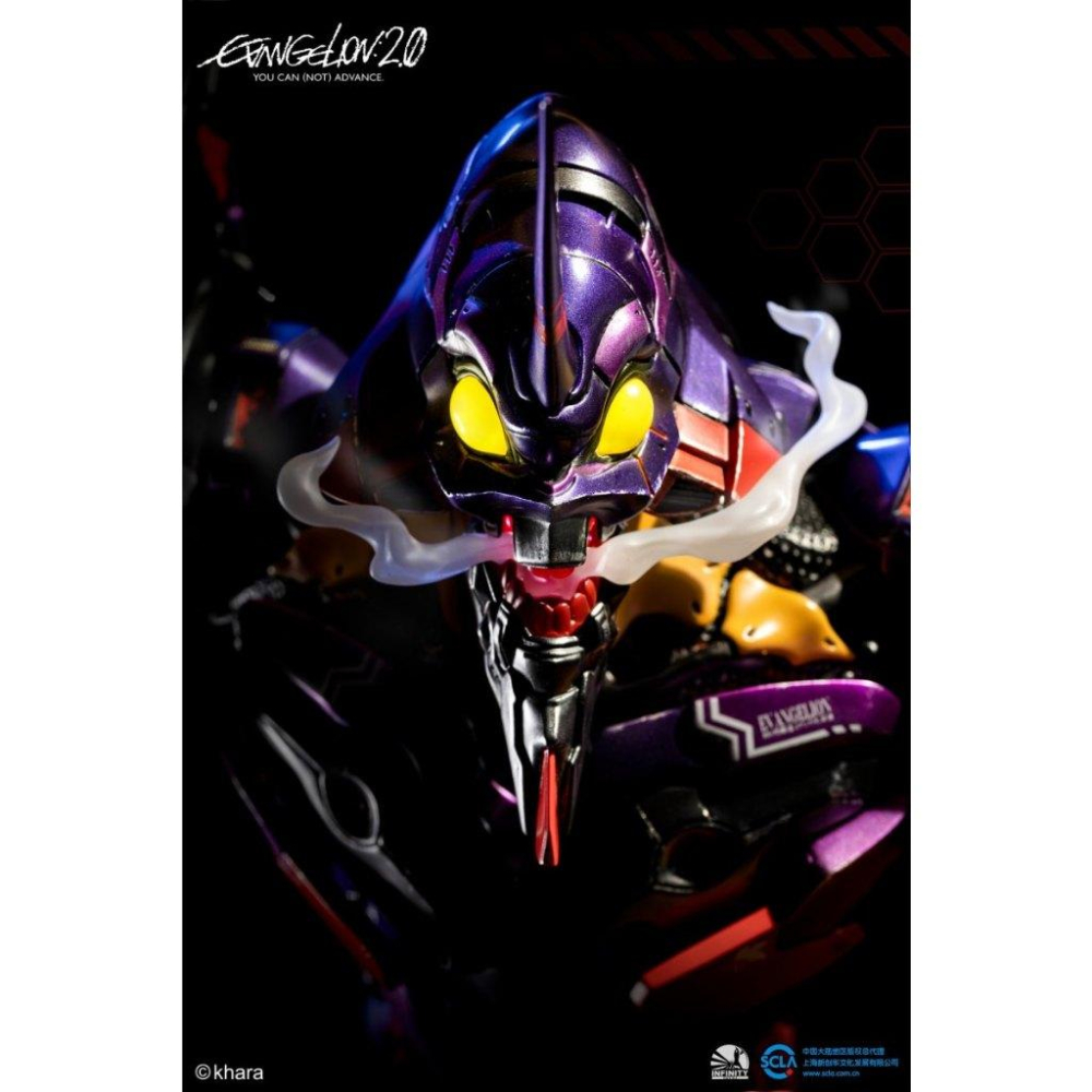 【Top1玩具店】現貨 開天工作室 Infinity Studio《福音戰士新劇場版：破》初號機覺醒 全身雕像 82公分-細節圖5