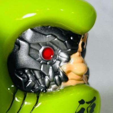 【Top1玩具店】現貨 壹工房 Kaijuone 達摩Z之魂 綠色/銀色 Soul of Daruma Z-細節圖4