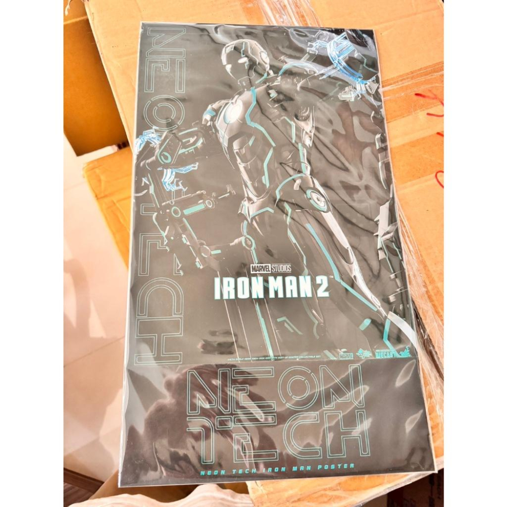 【Top1玩具店】現貨 Hot Toys – MMS672D50 – 霓虹科技 MK4＆整備台 鋼鐵人-細節圖7