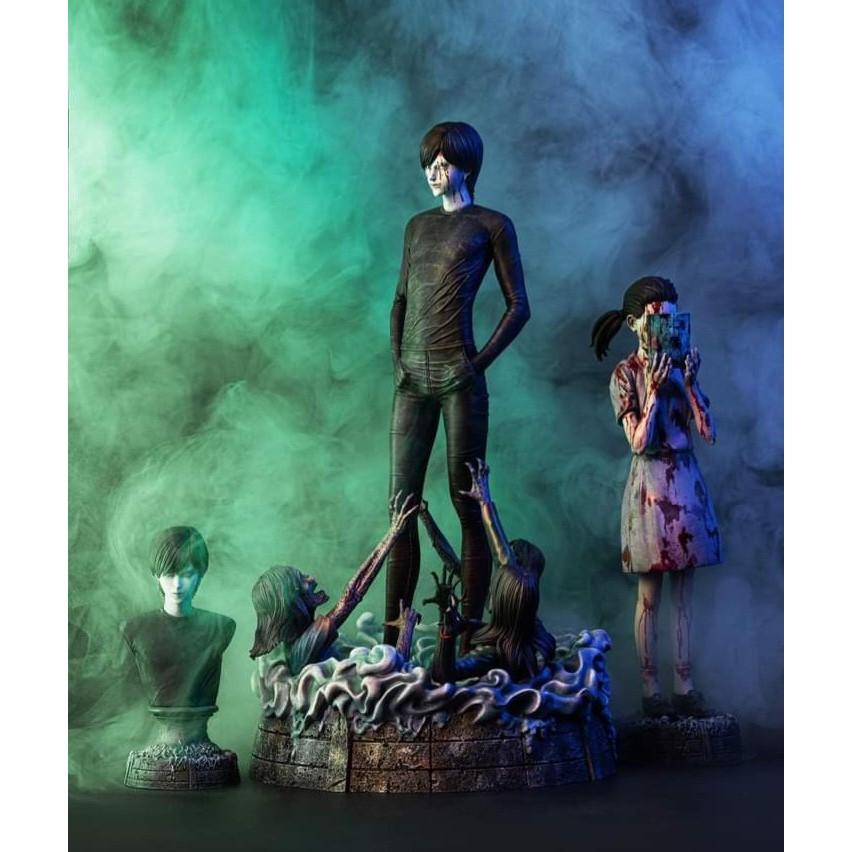 【Top1玩具店】現貨 echoes 至死不渝的愛 - 慘叫之夜限定版雕像 伊藤潤二『驚選集』官方授權 十字路口的美少年-細節圖8