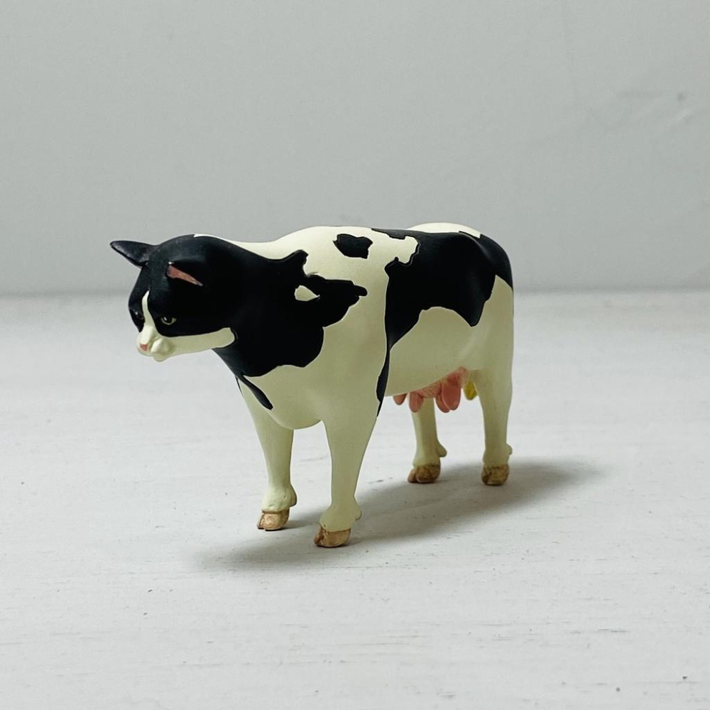 【Top1玩具店】現貨 動物星球 x 日本沙雕原型師めーちっさい 沙雕系列 【奶牛貓】 貓咪搞笑 拆擺過-細節圖5