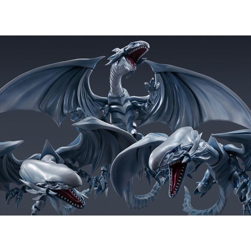 【Top1玩具店】現貨 BANDAI SHM S.H.MonsterArts 遊戲王 青眼白龍 可動模型 青眼の白龍-細節圖4