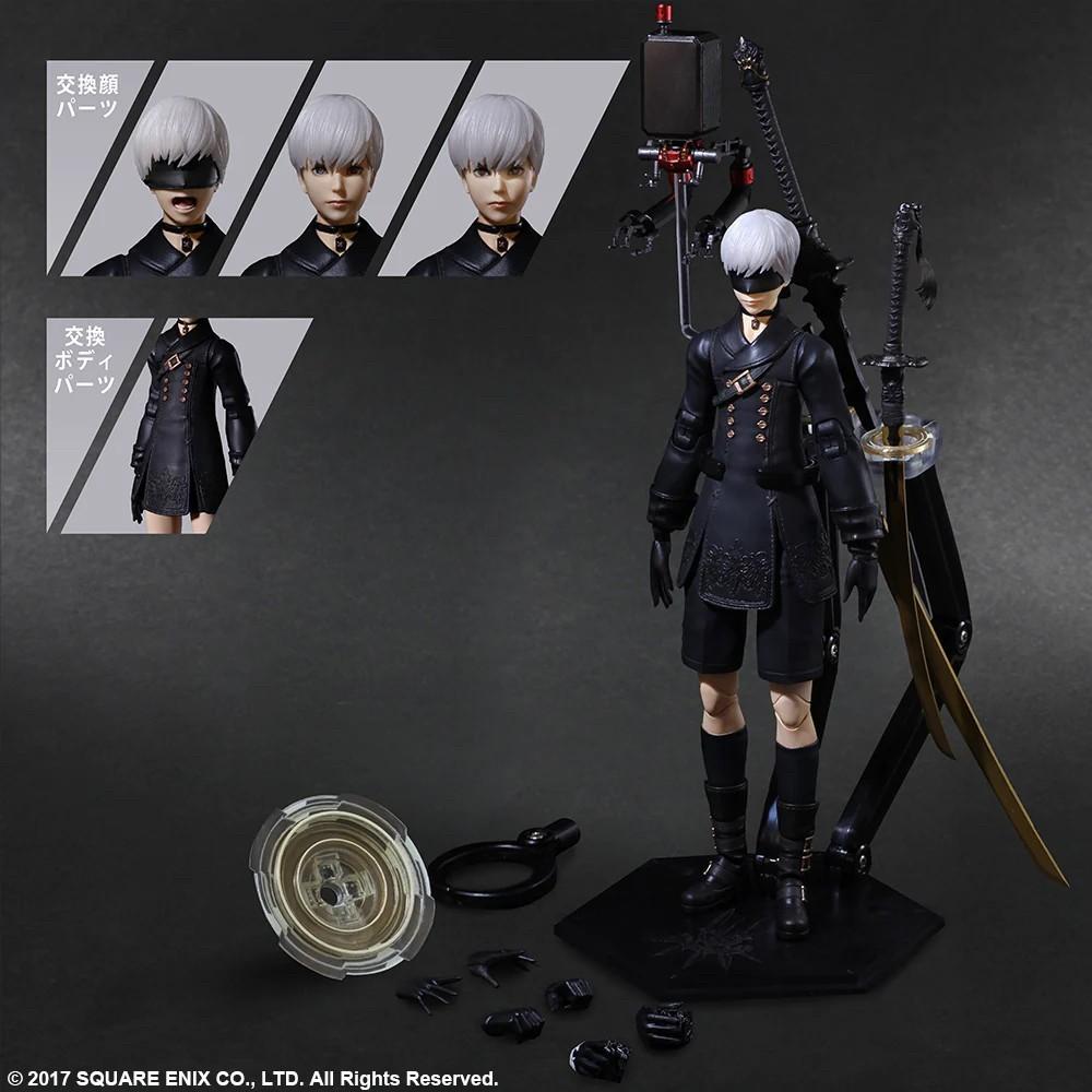 【Top1玩具店】現貨 PLAY ARTS改 NieR RepliCant 尼爾自動人型 9S-細節圖4