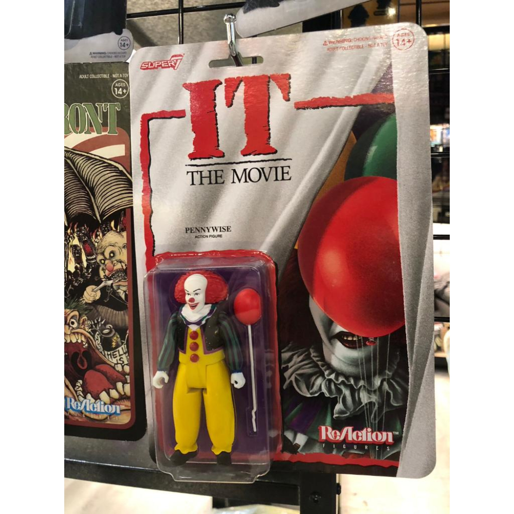 【Top1玩具店】現貨 Super7 1990迷你影集【祂IT】小丑怪獸潘尼懷斯 Pennywise 吊卡公仔-細節圖3