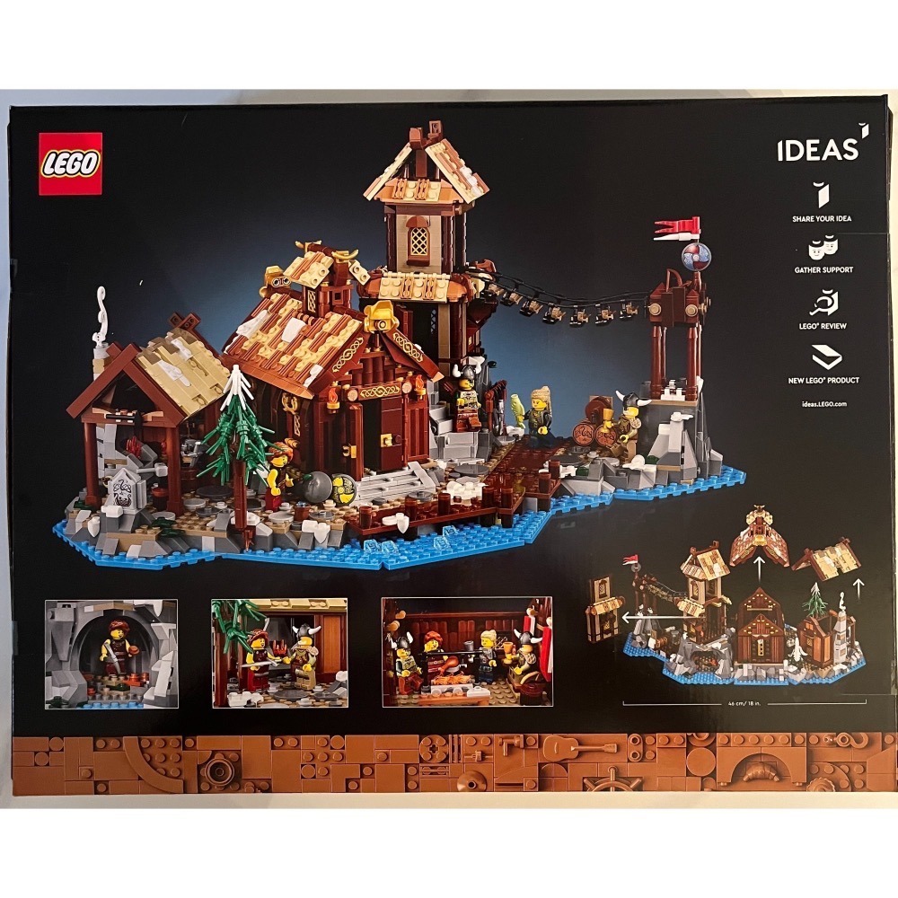 LEGO 21343 IDEAS系列-維京海盜村-細節圖2