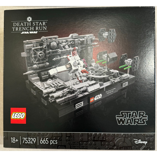LEGO 75329 STAR WARS系列-Death Star Trench Run Diorama死星壕溝追逐戰