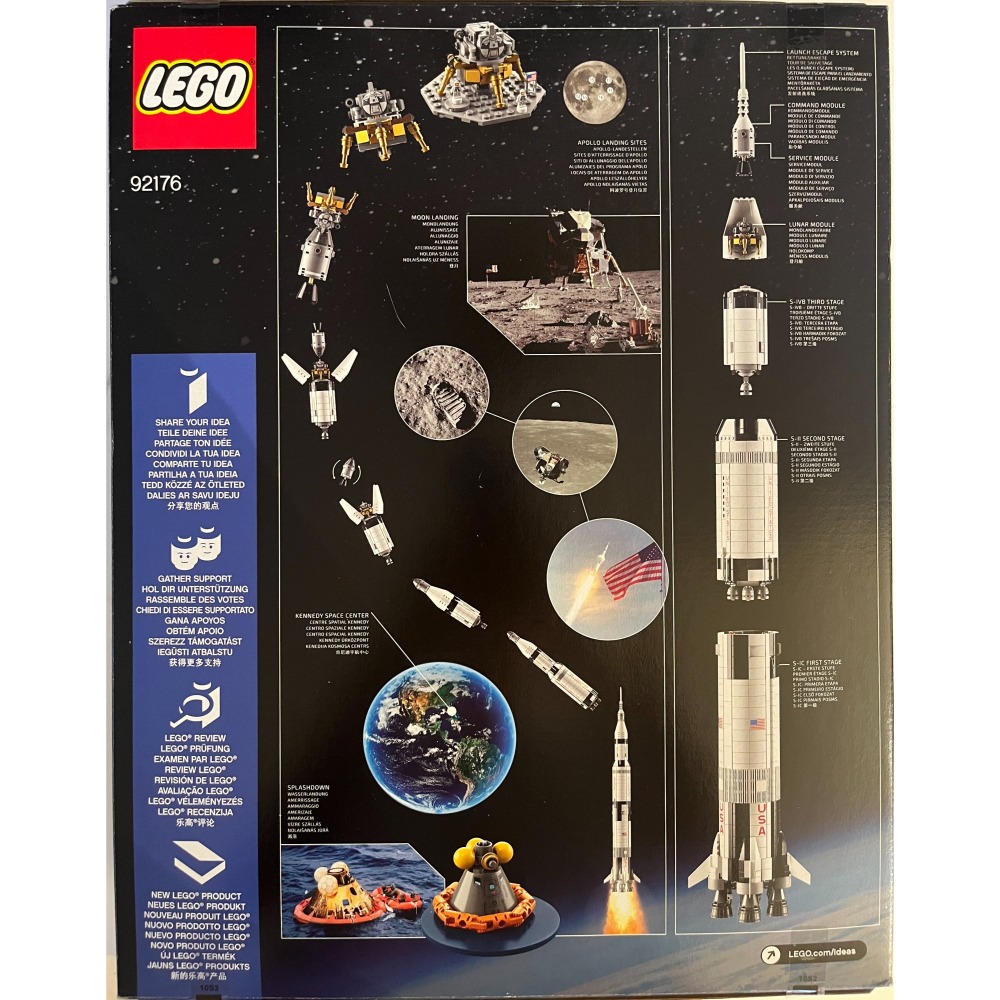 LEGO 92176 IDEAS系列-NASA阿波羅土星五號農神五號火箭-細節圖2