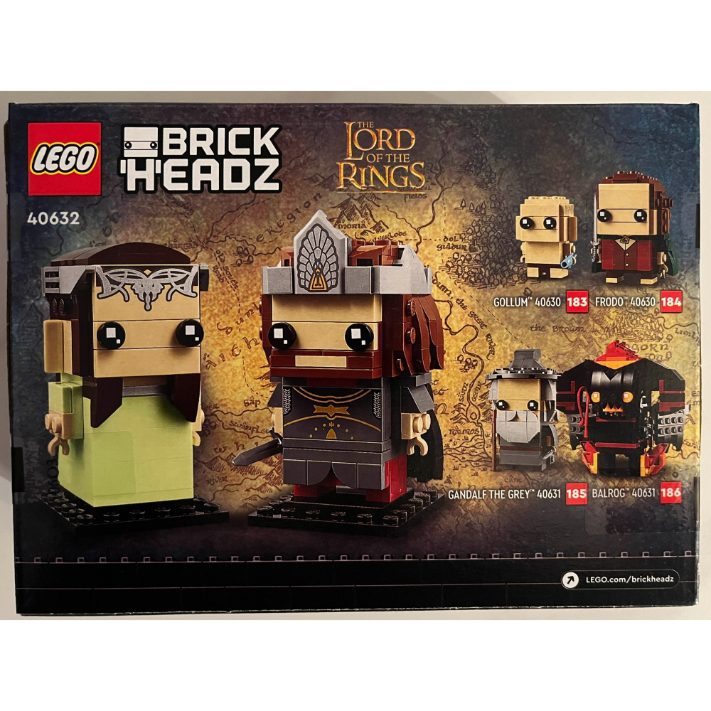 LEGO 40632 BRICK HEADZ系列-亞拉岡與亞玟-細節圖2