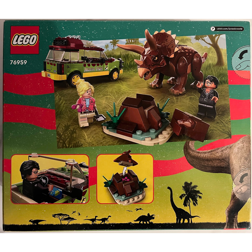 LEGO 76959 JURASSIC WORLD系列-研究三角龍-細節圖2