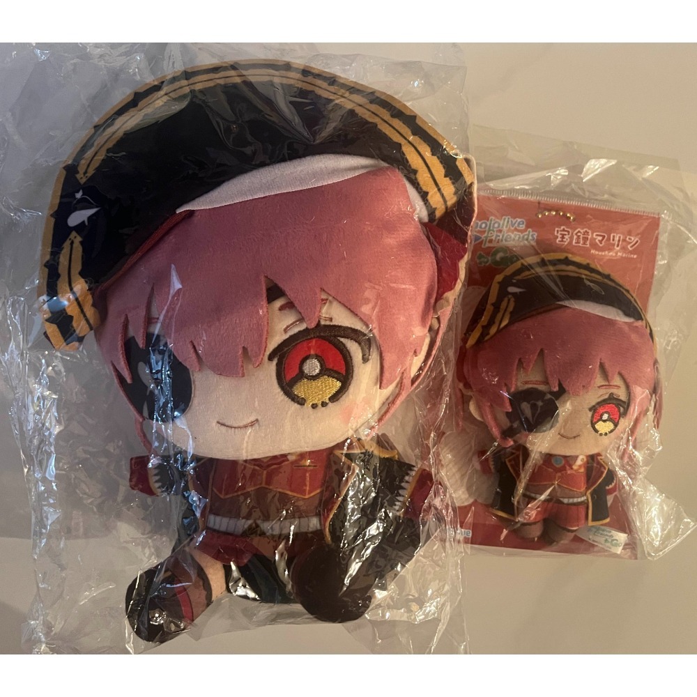 Hololive官方店 Friend with you 星街、船長娃娃(大+小)-規格圖2