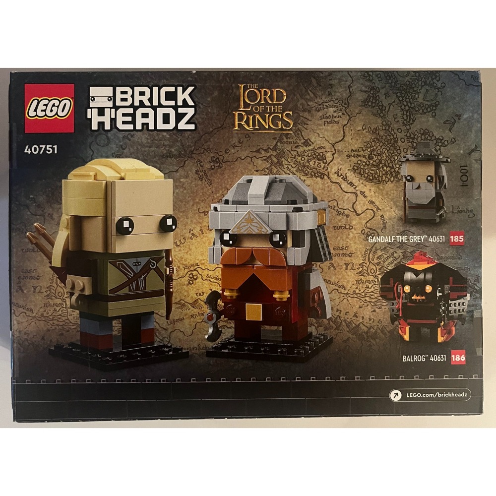 LEGO 40751 BRICK HEADZ系列-勒茍拉斯與金靂(已絕版)-細節圖2