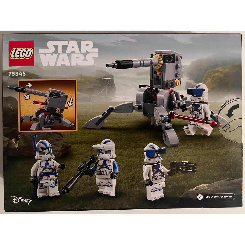 LEGO 75345 STAR WARS系列-501軍團複製人士兵部隊-細節圖2