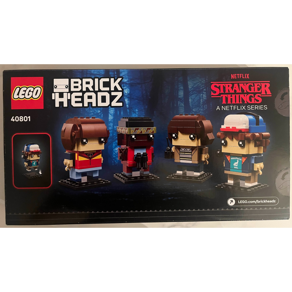 LEGO 40801 BRICK HEADZ系列-麥克、達斯汀、路卡斯和威爾玩偶-細節圖2