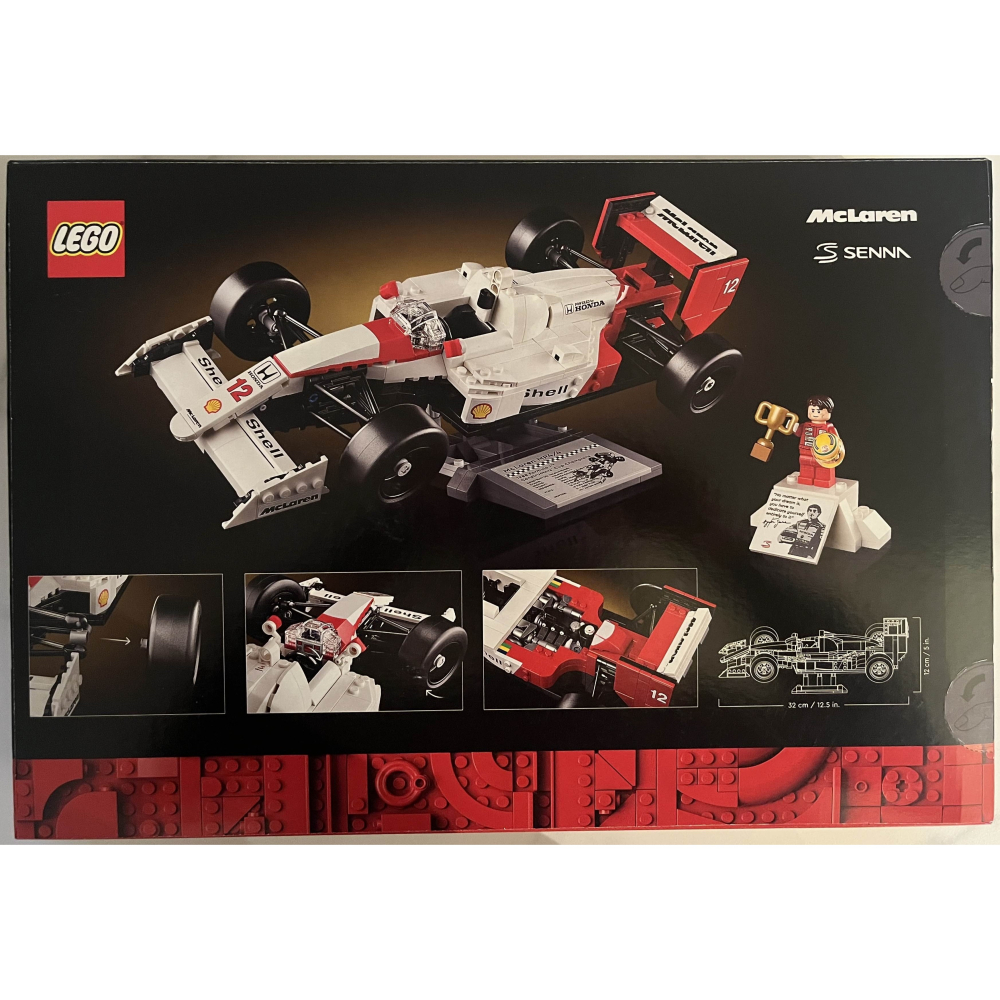 LEGO 10330 ICONS系列-麥拉倫 MP4 冼拿-細節圖2