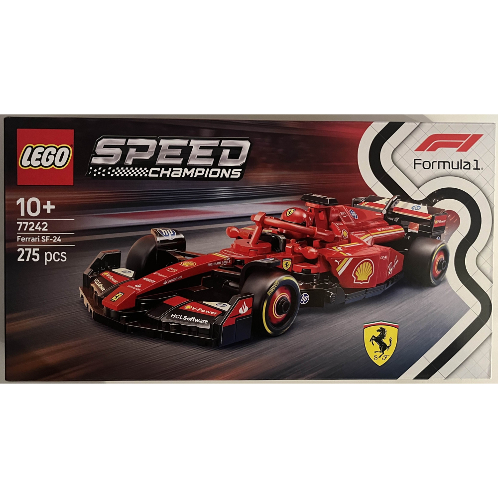 LEGO 77242 SPEED CHAMPIONS系列-法拉利 SF-24 F1 Race Car-細節圖2