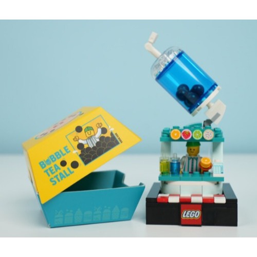 樂高大師珍珠奶茶攤積木+經典珍珠奶茶攤合售-細節圖3
