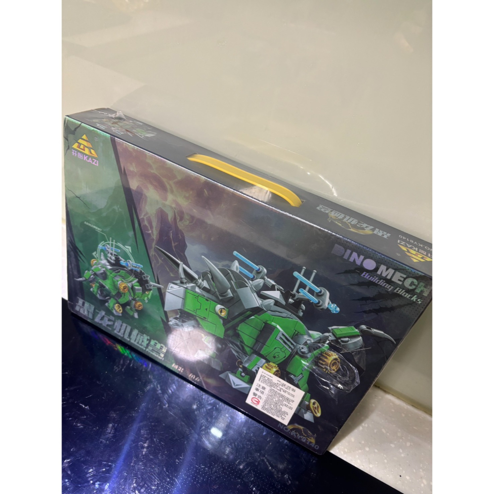 【現貨】KAZI 開智 恐龍機械獸 威裝三角龍 / 414片 / 積木玩具 男孩禮物 益智拼裝 相容樂高 KY8140-細節圖3